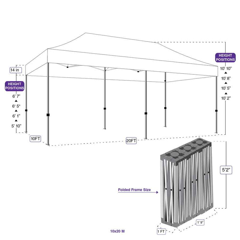 10x20 Custom Canopy