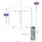 5X5 DS Pop up Canopy Tent Replacement Steel Frame - Impact Canopies USA