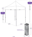 5x5 Custom Canopy