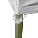 10x10 Heavy Duty Folding High Peak Marquee Canopy Tent - 100% Waterproof PVC Fabric - With Sidewalls - Impact Canopies USA