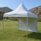 10x10 Heavy Duty Folding High Peak Marquee Canopy Tent - 100% Waterproof PVC Fabric - With Sidewalls - Impact Canopies USA