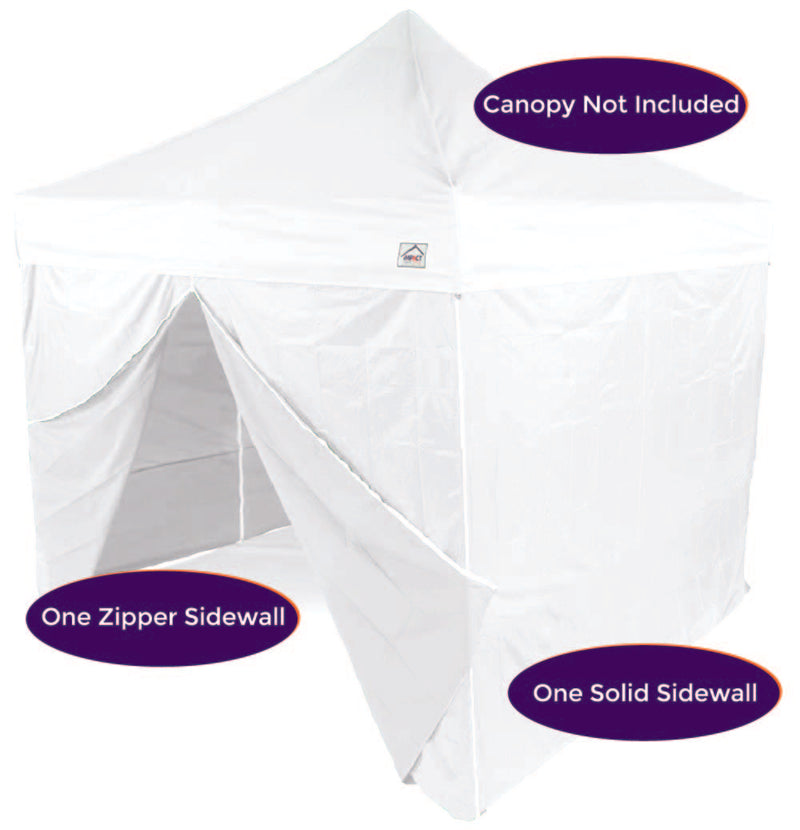 10' Pop up Canopy Tent Side Walls - 190 Denier Recreational Grade