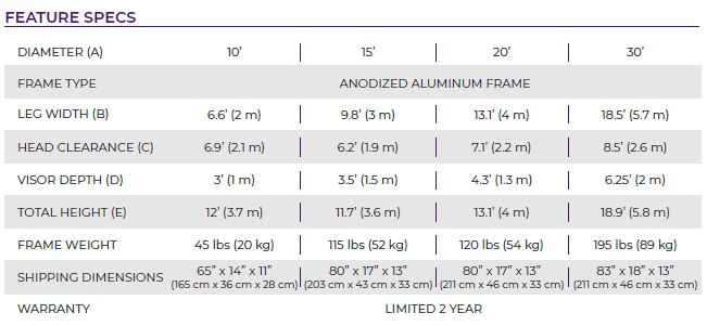 Custom Printed Expo Dome Aluminum Frame Canopy