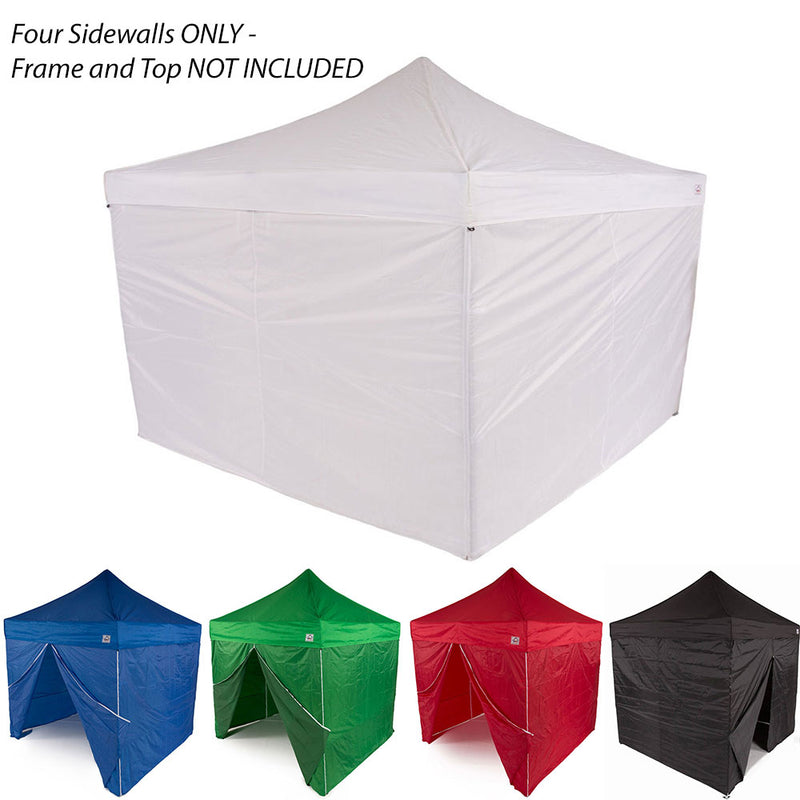 10' Canopy Sidewalls - 4 Walls - 190 Denier - Impact Canopies USA