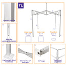 10x10 TL Recreational Grade Pop up canopy Tent with Screen Room Enclosure - Impact Canopies USA