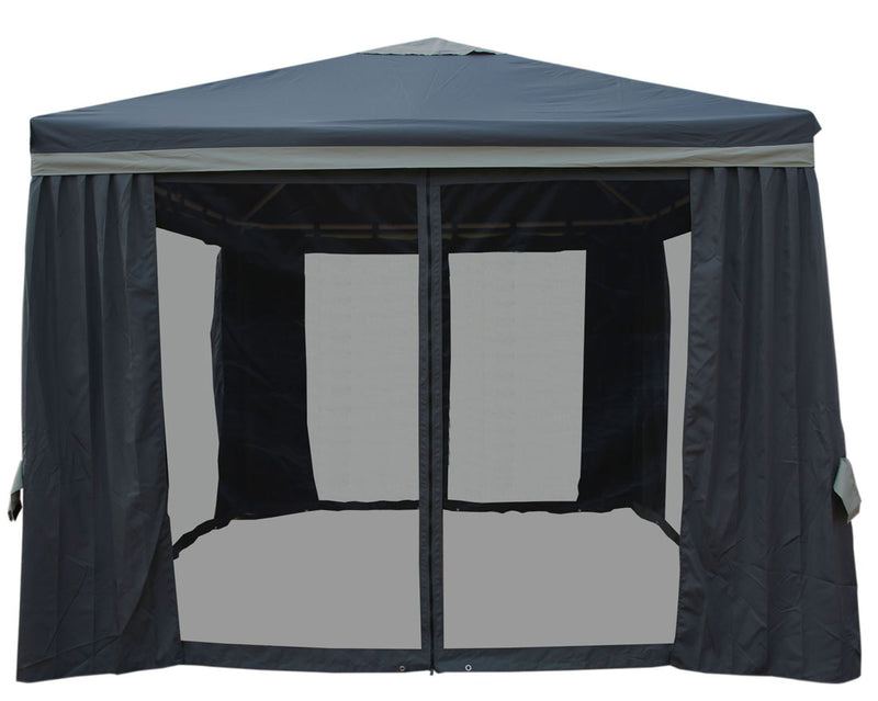 10X10 Gazebo Screen House GREY