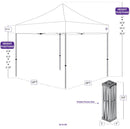 8x12 DS Pop Up Canopy Tent - Impact Canopies USA