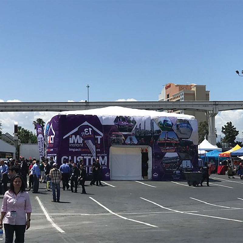 Custom Printed Inflatable Cube Shelter