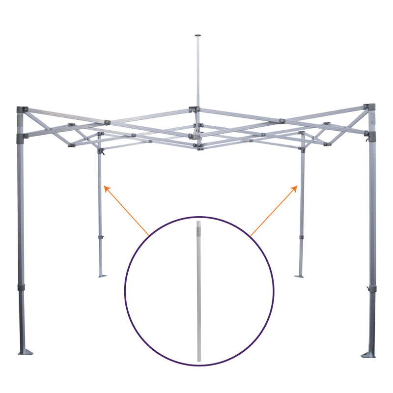 ML Part J. | Aluminum Outer Leg with Velcro