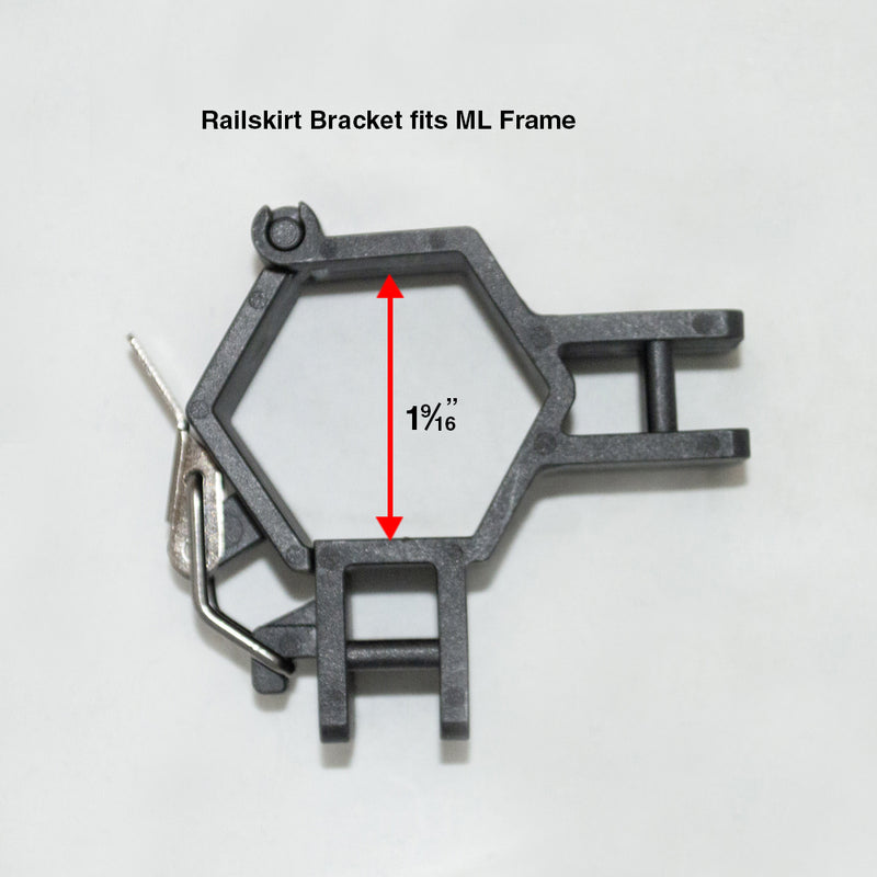 10′ Rail Skirt Bar Assembly – Fits Impact ML or Hexagon Size– 1 9/16″ - Impact Canopies USA