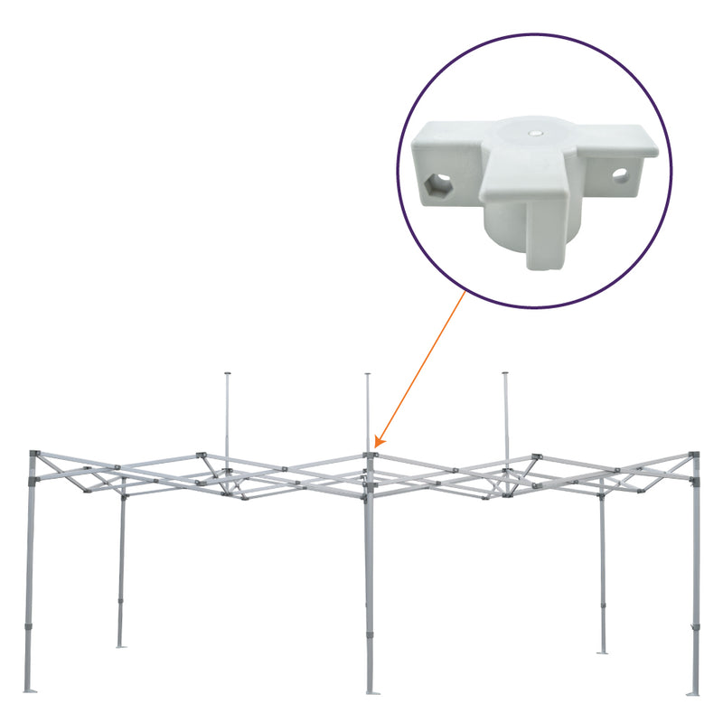 M 10x20 | 3-Way Middle Outer Leg Bracket