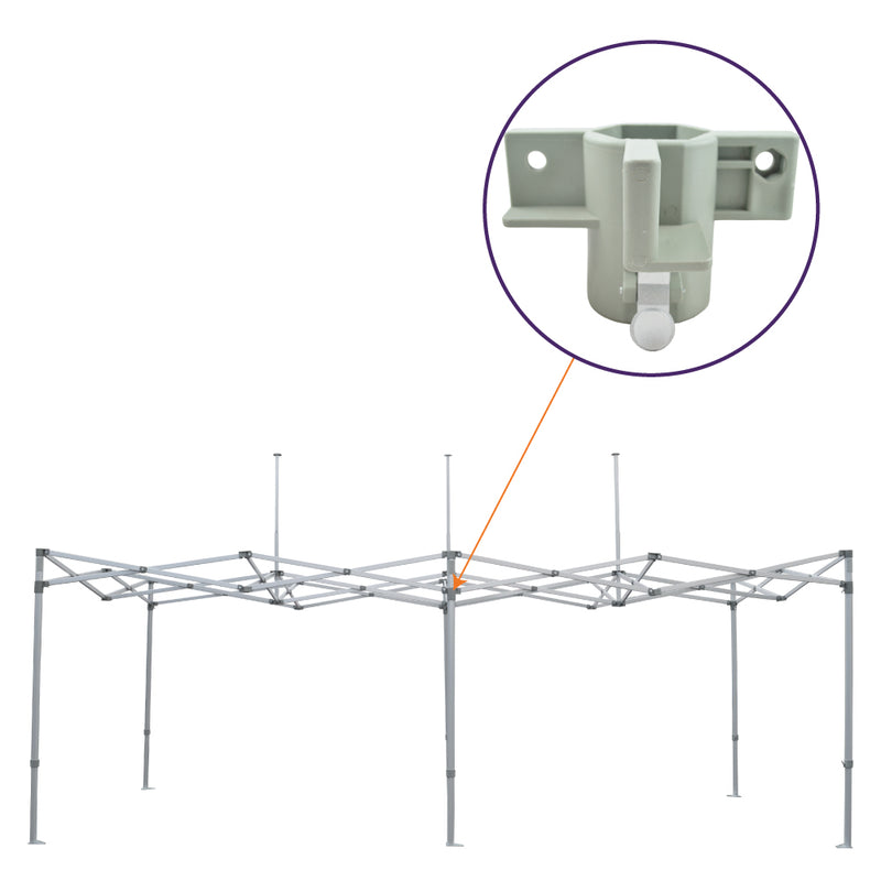 M 10x20 | 3-Way Middle Outer Leg Slider Bracket