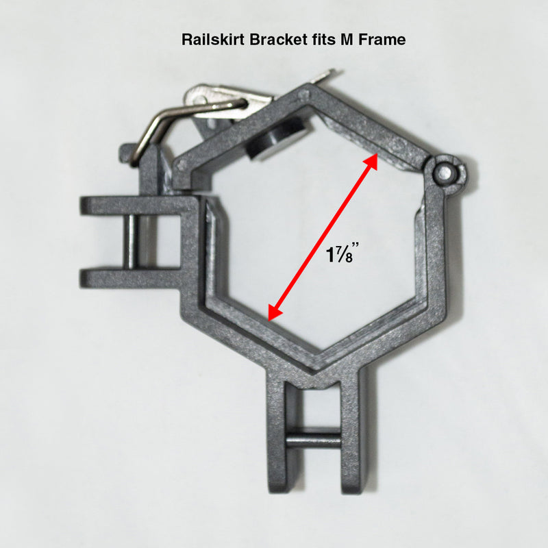 10′ Rail Skirt Bar Assembly – Fits Impact M or Hexagon Size– 1 7/8″ - Impact Canopies USA