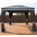 10X10 Gazebo Screen House GREY - Impact Canopies USA