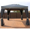 10X10 Gazebo Screen House GREY - Impact Canopies USA