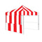 8x8 Carnival Pop Up Canopy Kit - Red & White Striped - Impact Canopies USA