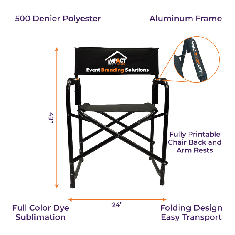 Custom Printed Director's Chair