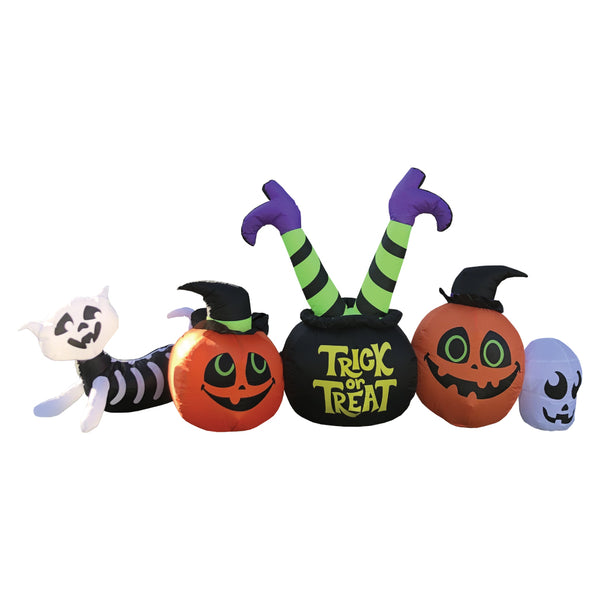 HALLOWEEN - Yard Inflatable Trick or Treat Witch's Cauldron