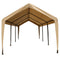 10x20 (8) Leg Portable Carport- TAN