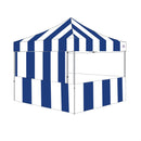 10x10 Pop up Carnival Canopy Tent Vendor Booth with Sidewall and Half Walls - Impact Canopies USA