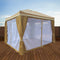 10X10 Gazebo Screen House TAN - Impact Canopies USA