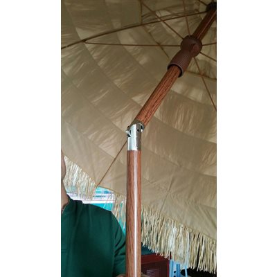 Beach Umbrella - Thatched Tiki Hawaiian Pool Patio Umbrella - Impact Canopies USA